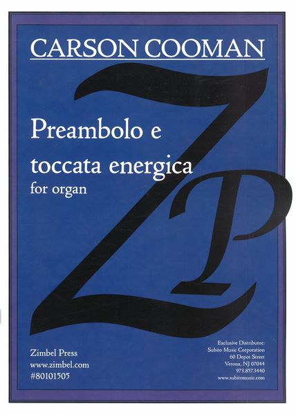 Preambolo E Toccata Energica, Op. 1442 : For Organ (2022).