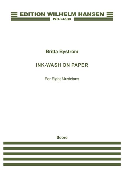 Ink-Wash On Paper : For Eight Musicians (2020).