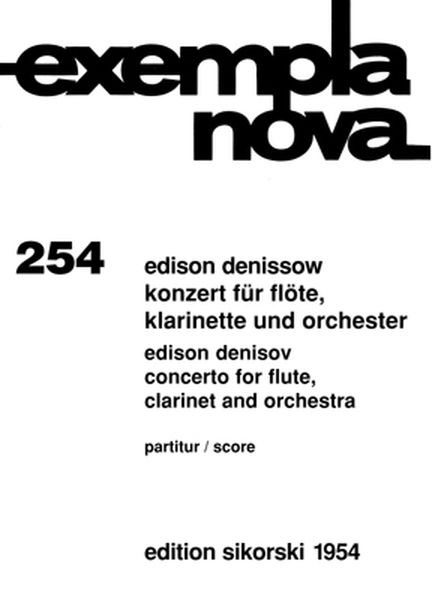 Konzert : Für Flöte, Klarinette, Und Orchester.
