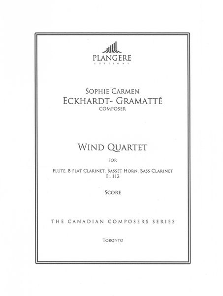 Wind Quartet, E. 112 : For Flute, Clarinet, Basset Horn and Bass Clarinet / Ed. Brian McDonagh.