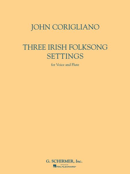 Three Irish Folksong Settings : For Voice And Flute.