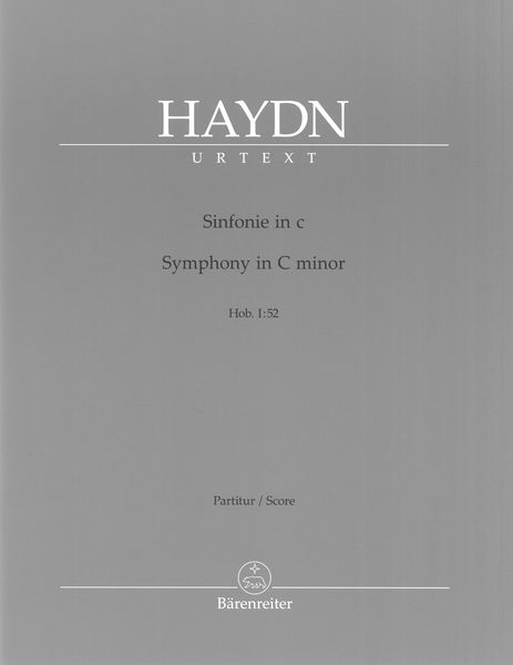 Symphony In C Minor, Hob. I:52 / edited by Andreas Friesenhagen and Ulrich Wilker.