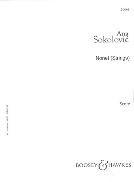 Nonet : For Strings.