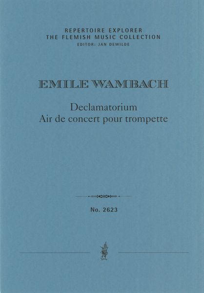 Declamatorium : Air De Concert Pour Trompette.