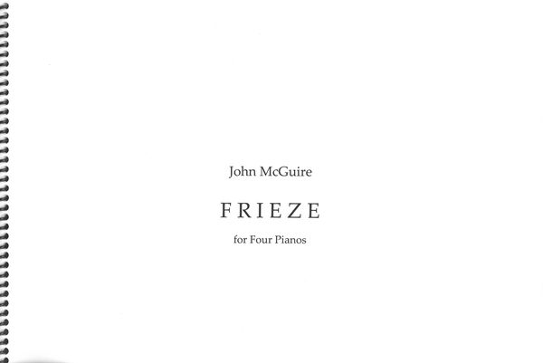 Frieze : For Four Pianos.
