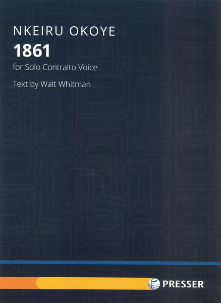 1861 : For Solo Contralto Voice.