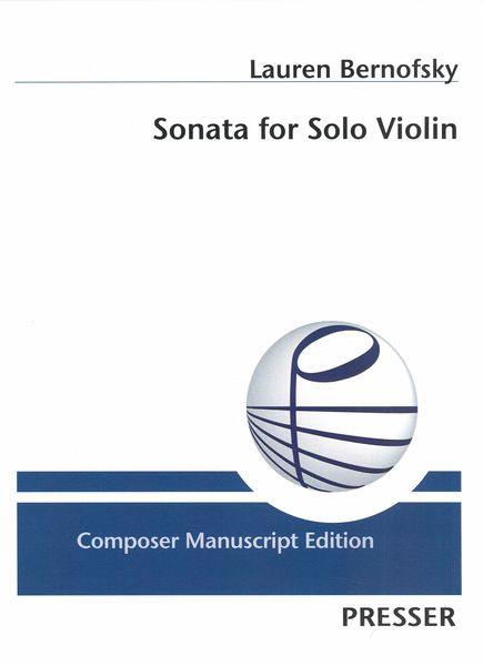 Sonata : For Solo Violin.