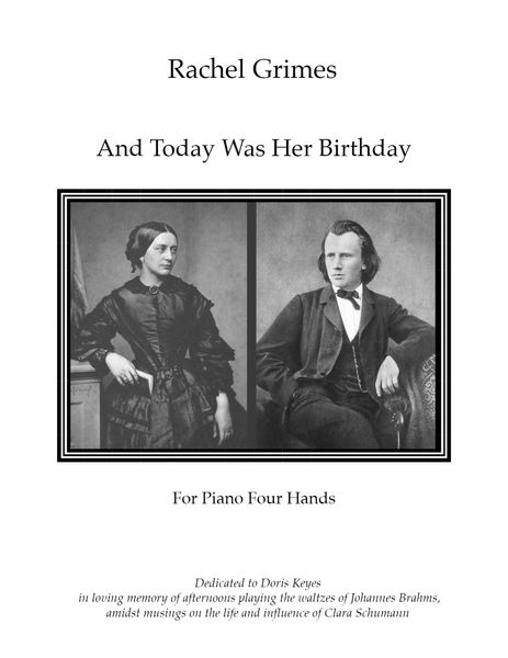 And Today Was Her Birthday : For Piano Four Hands (2015) [Download].