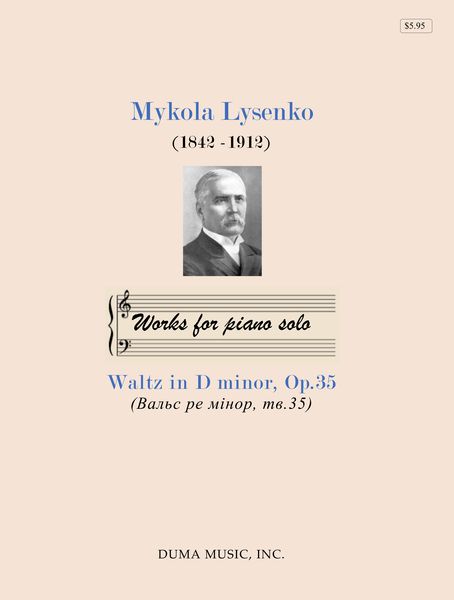 Waltz In D Minor, Op. 35 : For Piano Solo.