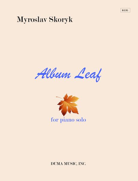 Album Leaf : For Piano Solo.