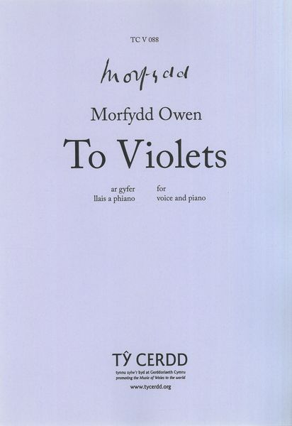 To Violets : For Voice and Piano.