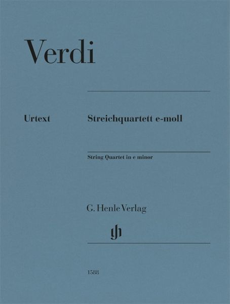 Streichquartett E-Moll / edited by Anselm Gerhard.