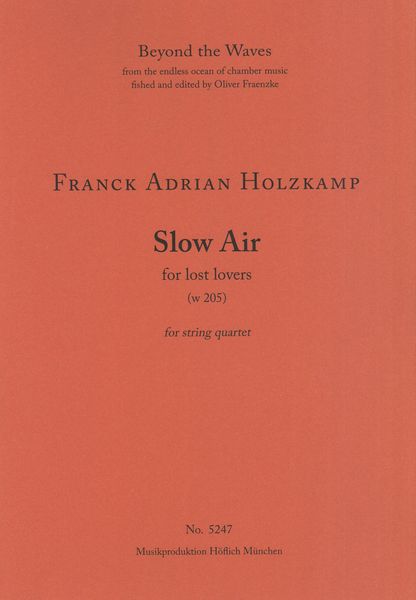 Slow Air For Lost Lovers : For String Quartet.