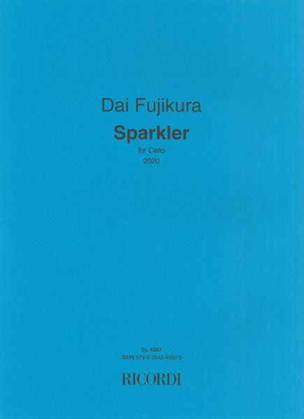 Sparkler : For Cello (2020).
