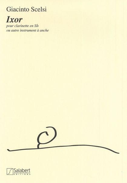 Ixor : Pour Clarinette Si Ou Autre Instrument A Anche.