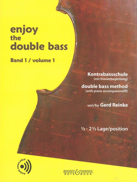 Enjoy The Double Bass, Vol. 1 : Double Bass Method (With Piano Accompaniment).