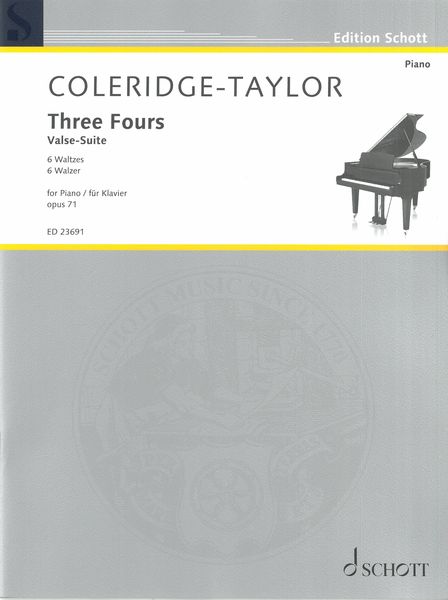 Three Fours - Valse-Suite, Op. 71 : 6 Waltzes For Piano.