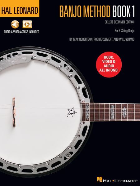 Hal Leonard Banjo Method Book 1 - Deluxe Beginner Edition For 5-String Banjo.