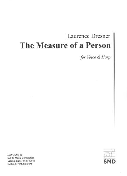 Measure of A Person : For Voice and Harp.