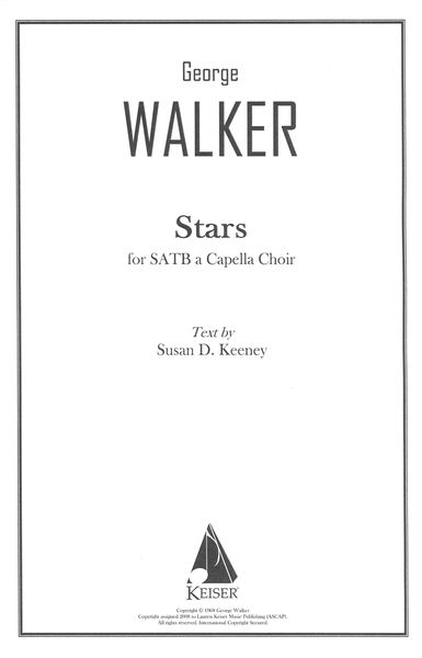 Stars : For SATB A Cappella.