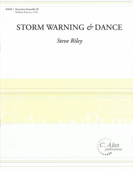 Storm Warning and Dance - Weather Movement II : For Percussion Octet.