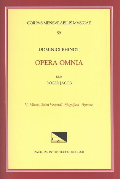 Opera Omnia, Vol. 5 / edited by Roger Jacob.