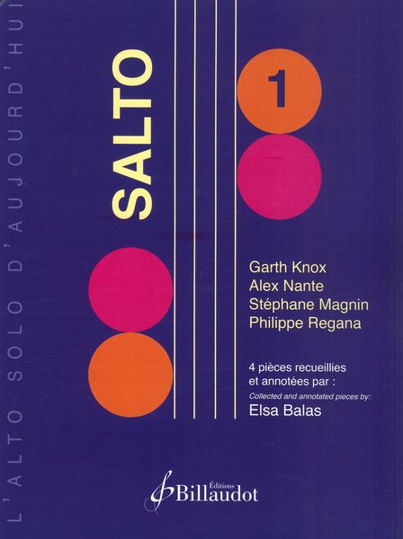 Salto 1 : Pour Alto / Collected and Annotated by Elsa Balas.