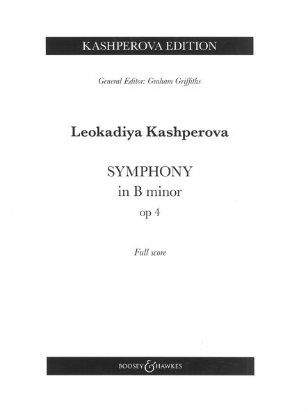 Symphony In B Minor, Op. 4 / edited by Graham Griffiths.