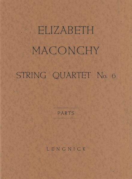 String Quartet No. 6.