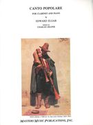 Canto Popolare : For Clarinet and Piano / Ed. by Charles Draper.