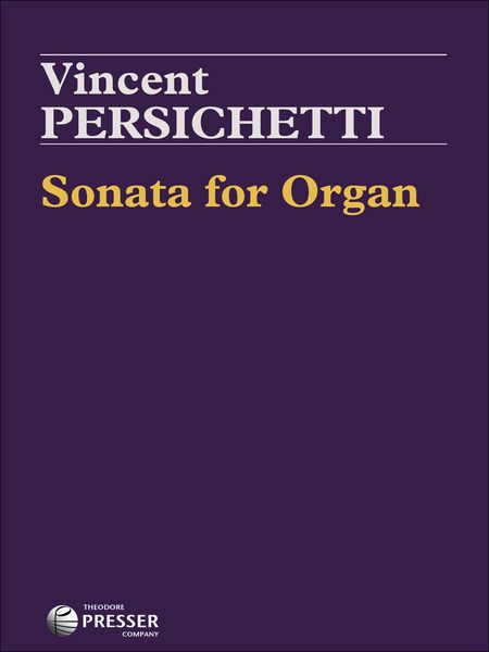 Sonata : For Organ, Op. 86.