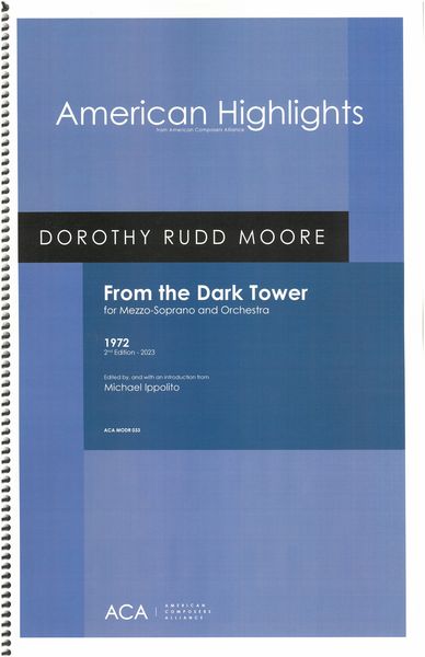 From The Dark Tower : For Mezzo-Soprano and Orchestra (1972, Second Edition 2023).