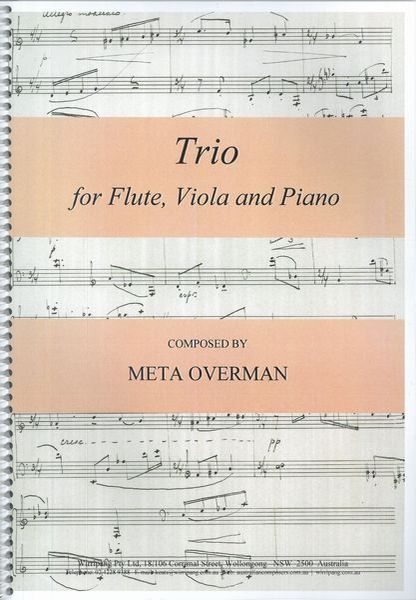 Trio : For Flute, Viola and Piano.