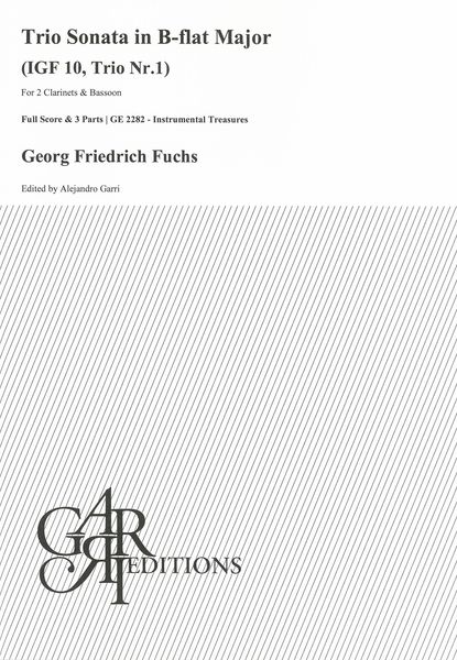 Trio Sonata In B Flat Major : For 2 Clarinet and Bassoon / edited by Alejandro Garri.