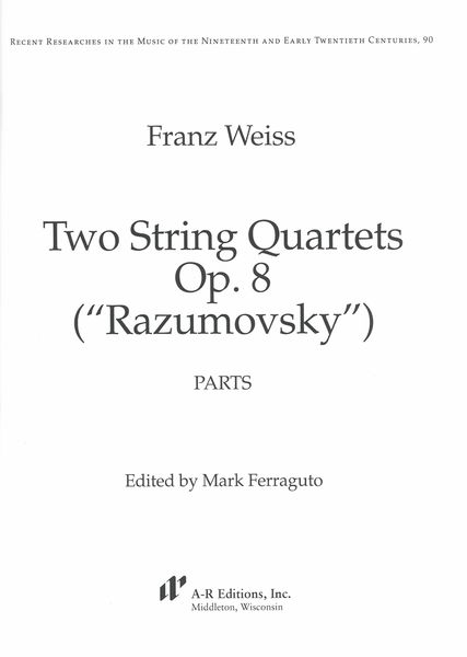 Two String Quartets, Op. 8 (Razumovsky) / edited by Mark Ferraguto.