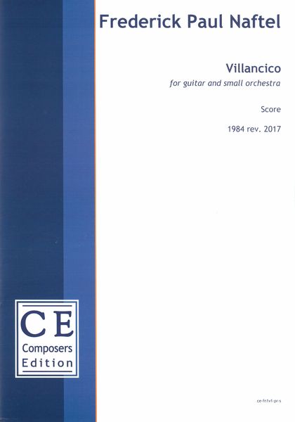 Villancico : For Guitar and Small Orchestra.