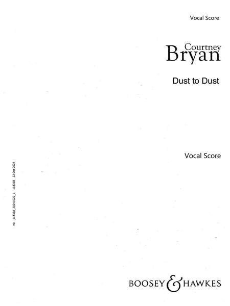 Dust To Dust : For 4 Women's Voices.