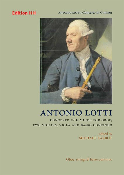 Concerto In G Minor : For Oboe, Two Violins, Viola and Basso Continuo / Ed. Michael Talbot.