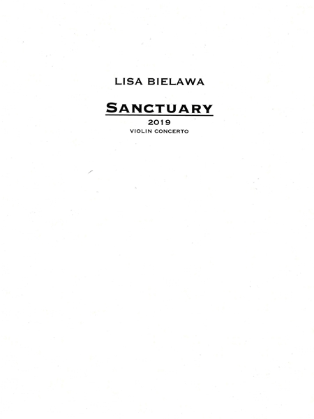 Sanctuary : Violin Concerto (2019).