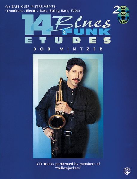 14 Blues and Funk Etudes : For Bass Clef Instruments.