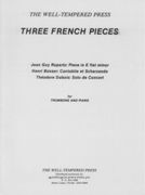 Three French Pieces : For Trombone and Piano.