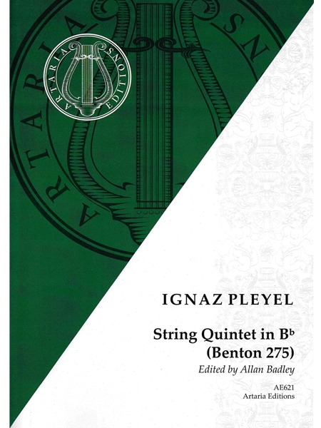 String Quintet In B Flat, Benton 275 / edited by Allan Badley.