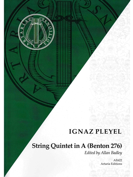 String Quintet In A, Benton 276 / edited by Allan Badley.