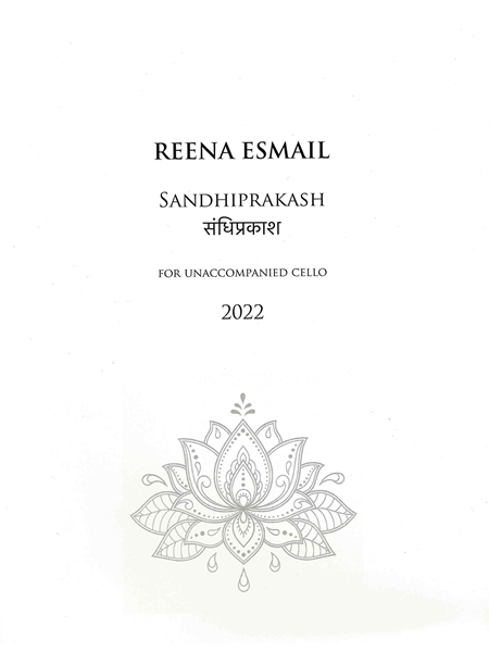Sandhiprakash : For Unaccompanied Cello (2019).