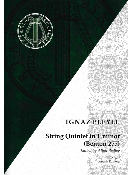 String Quintet In F Minor, Benton 277 / edited by Allan Badley.