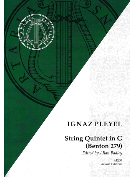 String Quintet In G, Benton 279 / edited by Allan Badley.