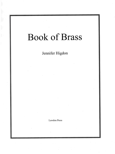 Book of Brass : For Brass Quintet.
