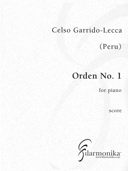 Orden No. 1 : For Solo Piano (1953).