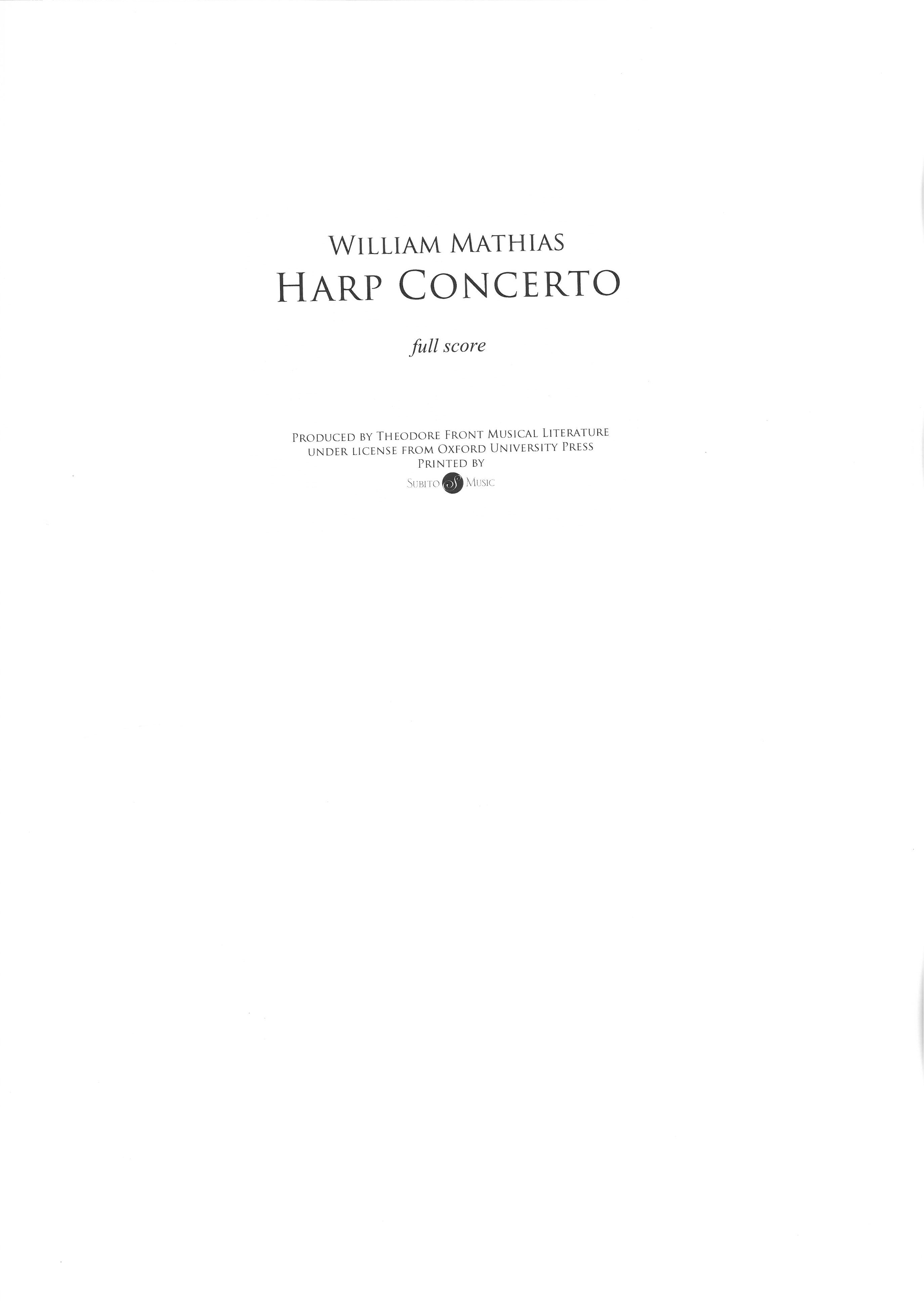 Harp Concerto.