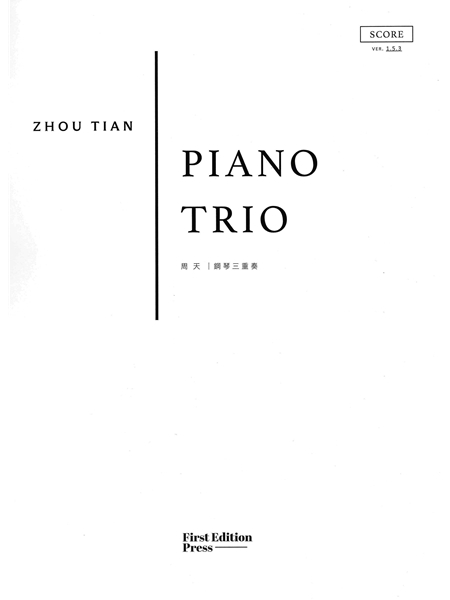 Trio : For Violin, Cello and Piano.